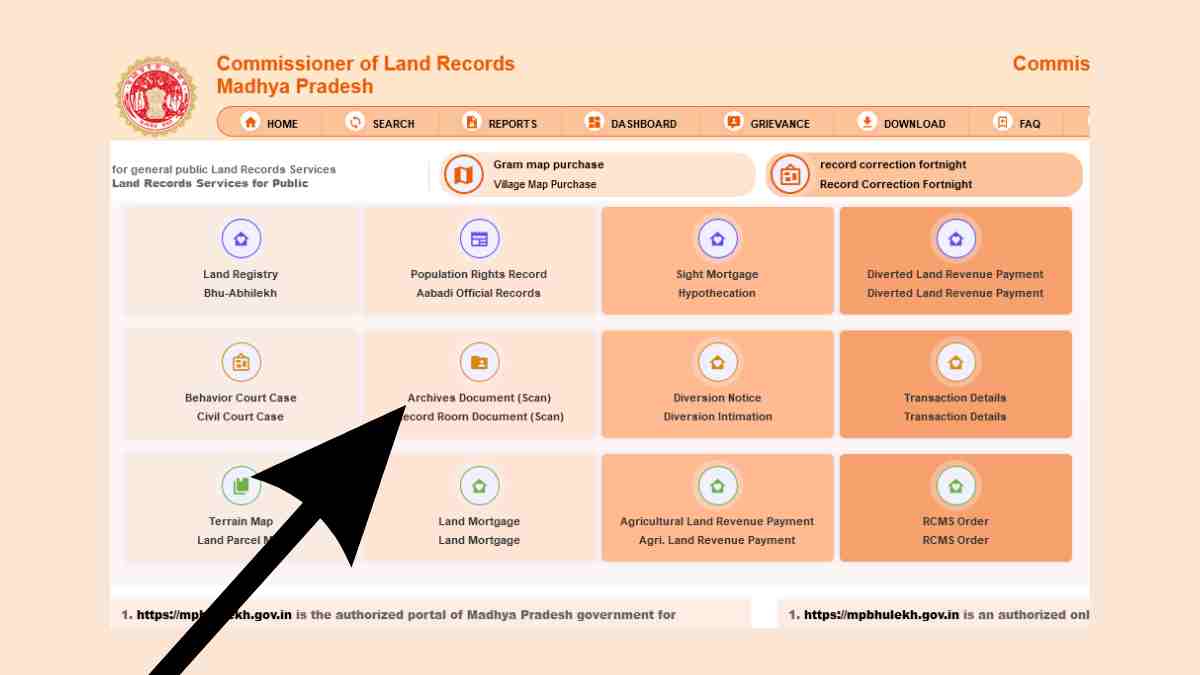 MP Bhulekh - WebGIS 2.0 मध्य प्रदेश भूलेख, खसरा / खतौनी, भूमि का नक्शा  देखें - MP Bhulekh